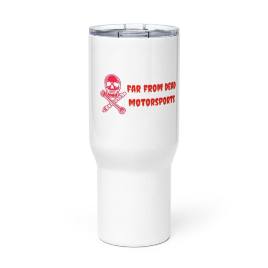 Travel mug with a handle